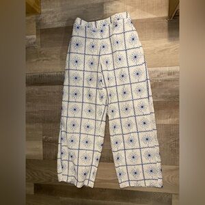 Zara Girls Cotton Linen Pant size 11-12